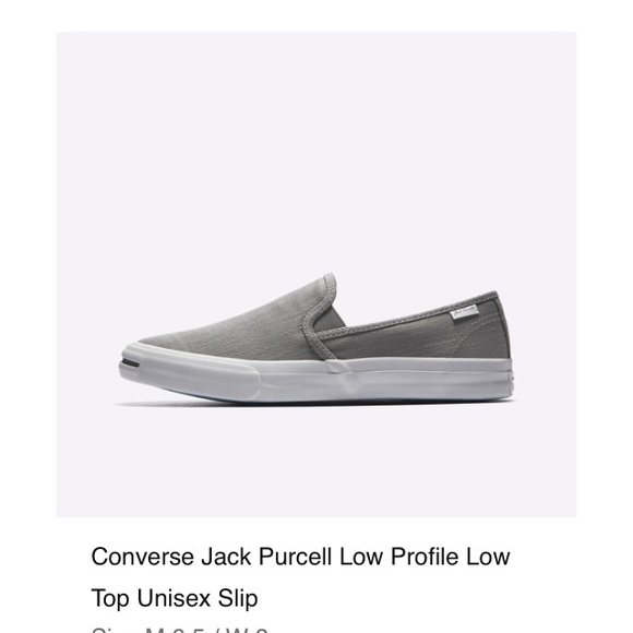 converse jack purcell low profile low top unisex slip